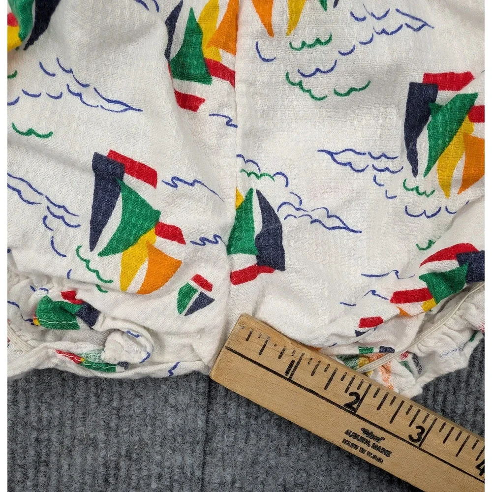 Vintage Samara Set Girls 2T Toddler Sailor Nautical Novelty Retro Bloomer Dress